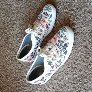 Keds X Rifle Paper Co. Embroidered sneakers
